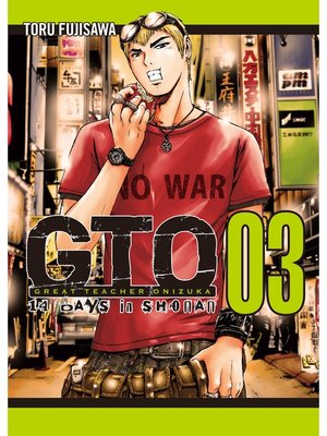cover image of GTO: 14 Days in Shonan, Volume 3
